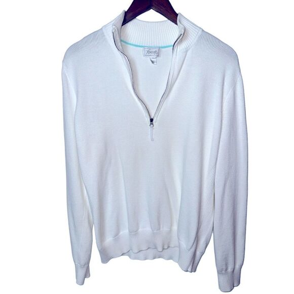 Foxcroft Women's 1/4 Zip Soft Knit Pullover Sweater Size XL - Picture 2 of 8